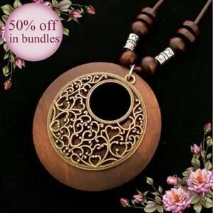 Vintage Style Long Necklace Women Sweater Chain